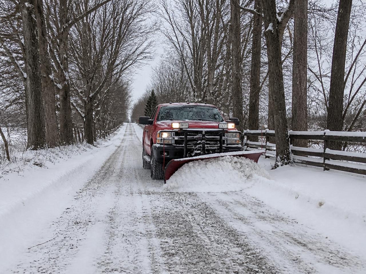 Snow Plowing & Access Management work in progress